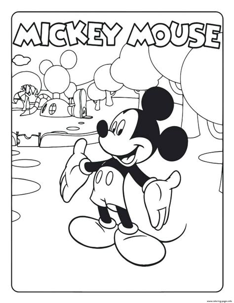 mickey mouse thanksgiving coloring pages  getdrawings