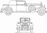Royce Rolls Phantom Blueprints 1930 Ii Car Coupe Blueprint Clipart Clipground sketch template