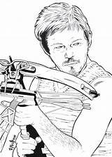 Coloring Walking Dead Pages Daryl Dixon Colouring Commission Printable Books Sheets Deviantart Choose Board Book sketch template