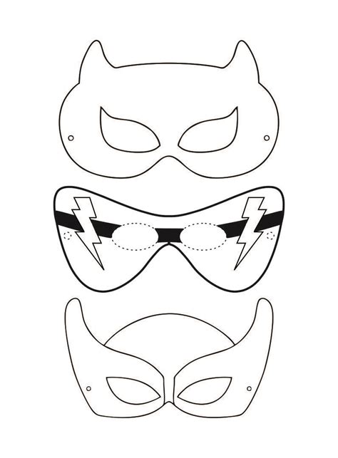 super hero mask template printable printable checks printable masks