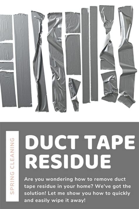remove duct tape residue  easy cleaning hacks duct tape