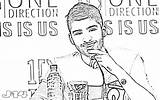 Coloring Direction Pages Printable Print Zayn Malik Larger Click sketch template