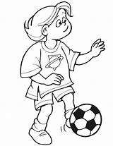 Coloring Kicking Soccer Clipartbest Ball Girl Clipart sketch template