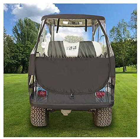 ll  passenger golf cart enclosures  club car precedent  security side mirror openings