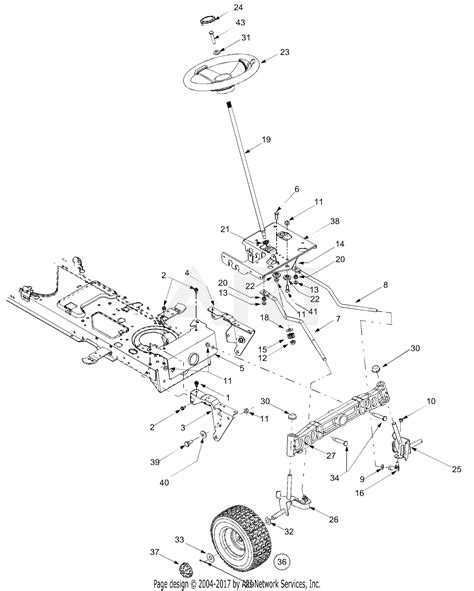troy bilt pony steering parts diagram heat exchanger spare parts