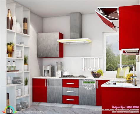 kitchen interior works  trivandrum kerala home design  floor plans