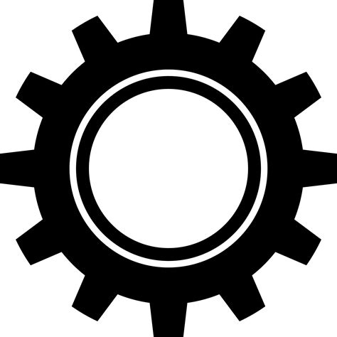 icon gear wheel png clip art library