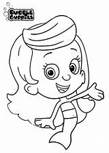 Bubble Guppies Coloring Pages Kids sketch template