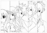 Fairy Tail Coloring Manga Pages Anime Chibi Adults Trainer Pokemon Krissy Color Mangas Girl Natsu Team Printable Print Drawing Erza sketch template