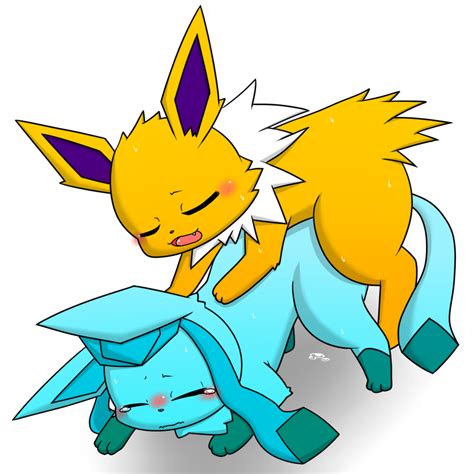 rule 34 blush color cum feral fur glaceon interspecies jolteon male