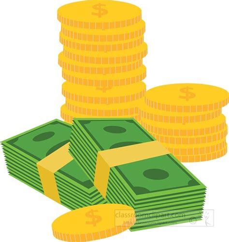stack  money  gold coins clipart classroom clip art
