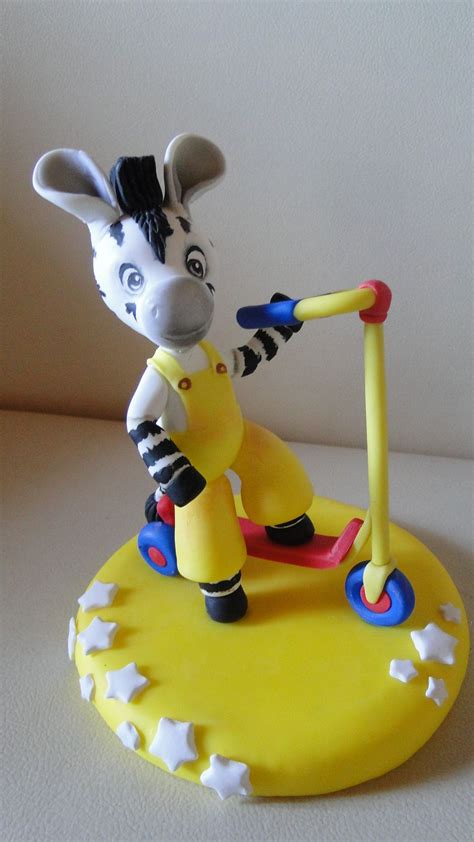 decoracion  pastel de zou la cebra zebra birthday party  birthday clay projects