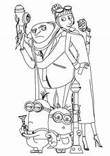 Despicable Coloring Pages Books Last sketch template