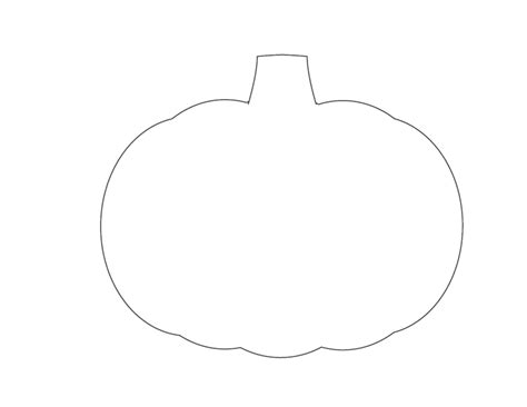 printable pumpkin shape