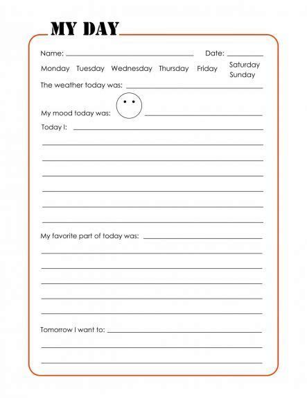 The Journal Pages Free Writing Printables For Homeschool