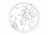 Dxf  Round Flowers 3axis sketch template
