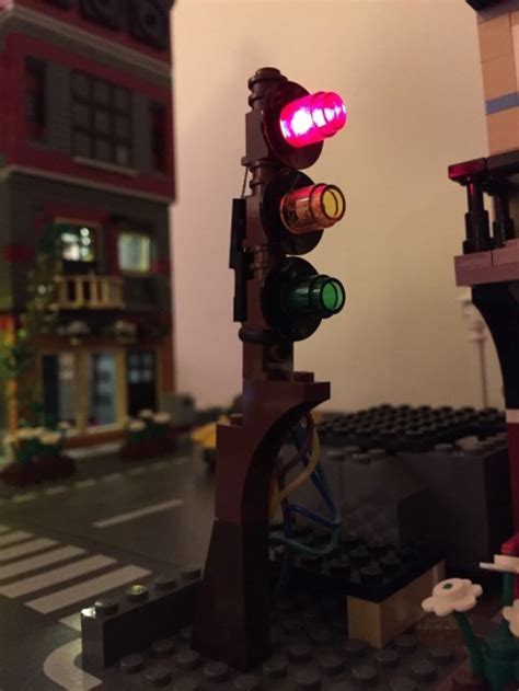 traffic signal led sequence internet of lego