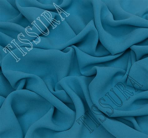 blue silk chiffon fabric  silk fabrics  italy  taroni sku