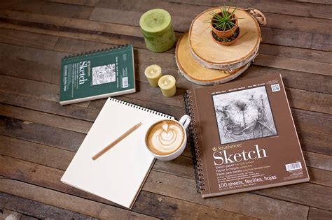 sketchbooks notebooks art paper  sheets  wire bound strathmore