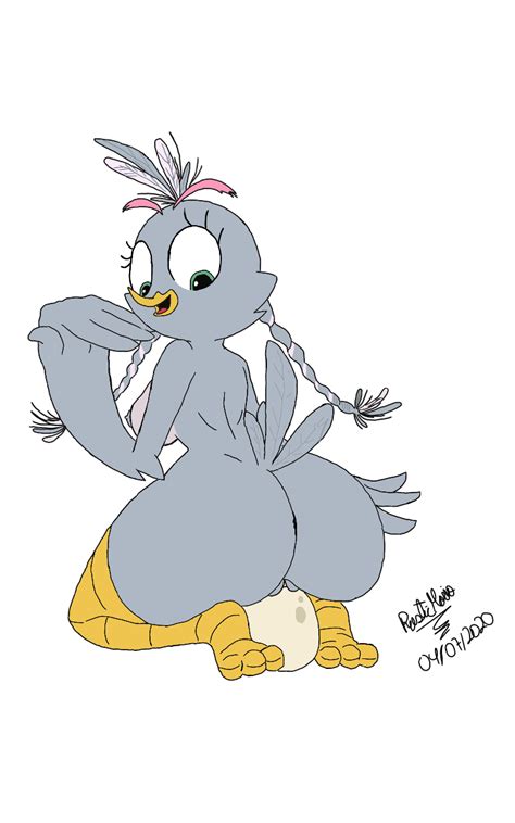 rule 34 angry birds anthro ass avian breasts silver angry birds