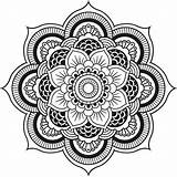 Nourish Mandala sketch template