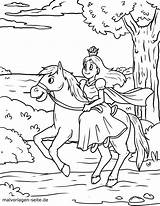 Prinzessin Pferd Malvorlage Prinzessinnen Kleurplaat Ausmalbild Paard Verwandt Einhorn Boerderij öffnen sketch template
