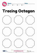 Octagon Worksheet Handwriting Educational sketch template