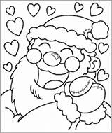 Coloring Santa Pages Christmas Clous Z31 Printable Color sketch template