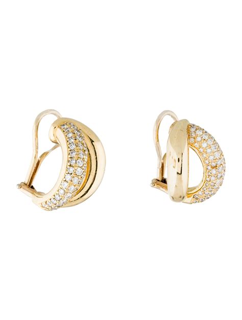 mauboussin  diamond clip  earrings earrings mub