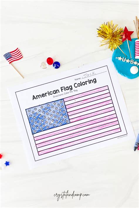american flag worksheets  preschoolers