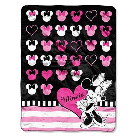 Disney® Mickey Loves Minnie Micro Raschel Throw Bed Bath And Beyond