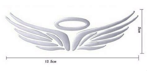 jual emblem stiker 3d angel untuk logo mobil premium di lapak nela nela046