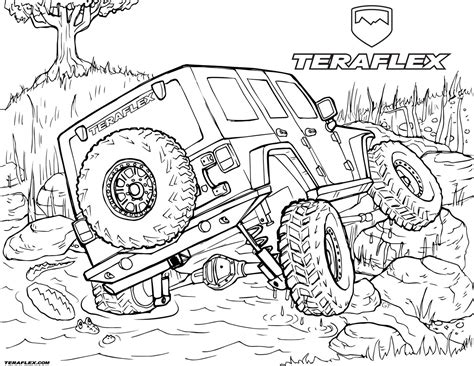 jeep coloring pages  getcoloringscom  printable colorings