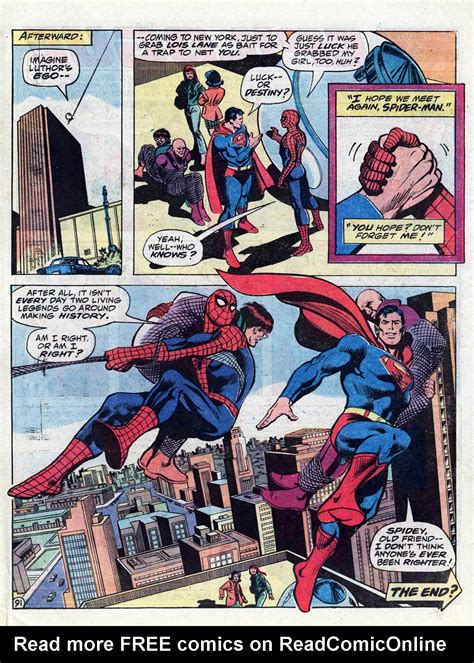 Superman Vs The Amazing Spider Man Read All Comics Online