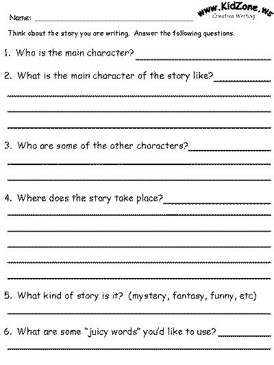 writing questions worksheet education  write  question