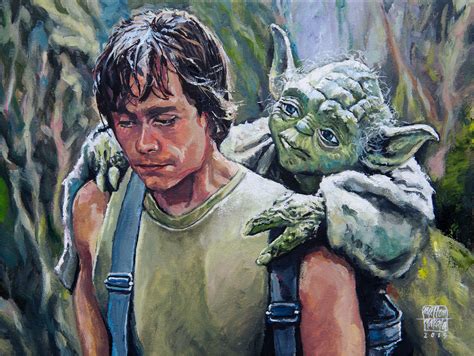 Yoda Trains Luke On Behance