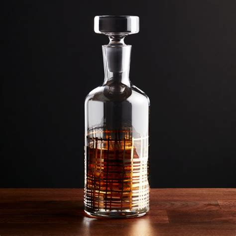 Mingle Modern Whiskey Decanter Crate And Barrel