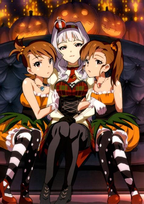 shijou takane futami mami and futami ami idolmaster and 1 more