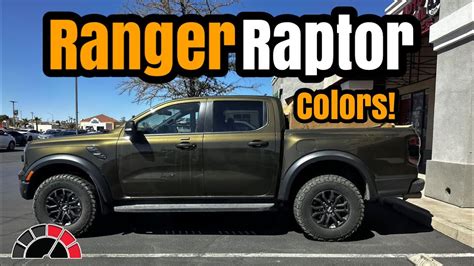 What Colors Will The 2024 Ford Ranger Raptor Get Youtube