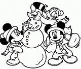 Coloring Winter Pages Kids Printable Snowman Disney Mickey Mouse Book Sheets Bestcoloringpagesforkids Size Print Visit sketch template