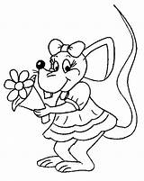 Mewarnai Tikus Animasi Bergerak Mice sketch template