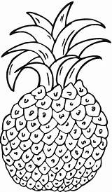 Pineapple Coloring Pages Fruits Kids Hawaii Color Printable Bowl Drawing Print Gif Hawaiian Popular Comments sketch template