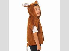 Kids Boys Girls Fantastic Mr Fox Tabard Fancy Dress Up Costume Outfit