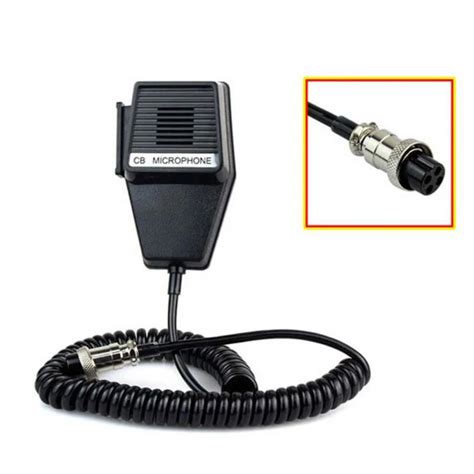 cm cb radio speaker mic microphone  pin  cobrauniden car walkie talkie  microphones