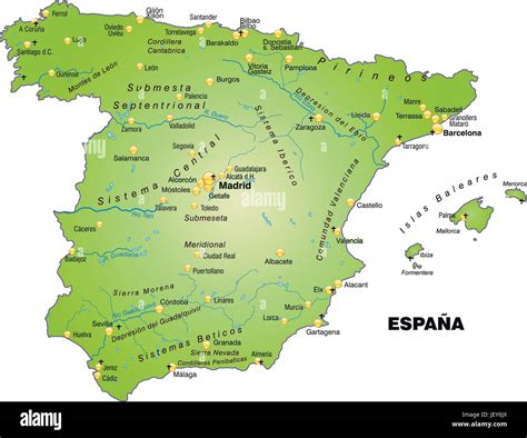 spain map outline  res stock photography  images alamy