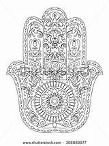 Mandala Henna Fi Adults sketch template