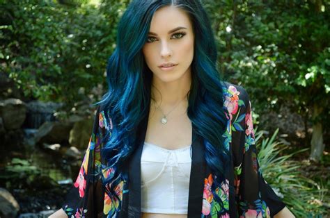 blue black hair tips  styles dark blue hair dye styles