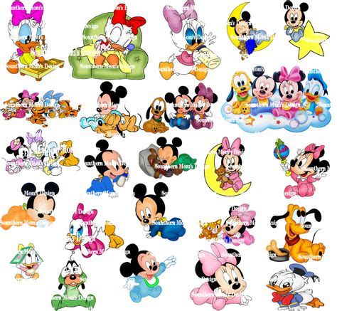 baby mickey mouse friends cliparts clip art images june