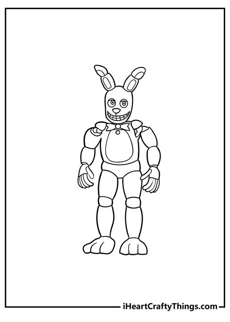 nights  freddys coloring pages  characters jeromy hildebrand