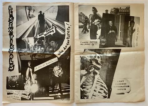 sex pistols 1976 ‘anarchy in the uk tour newspaper